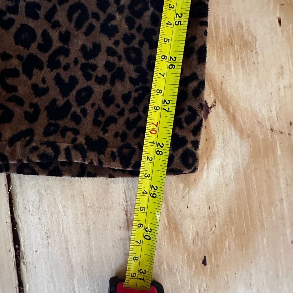 Jones New York Sport Leopard Corduroy Pants 8 - Picture 6 of 8